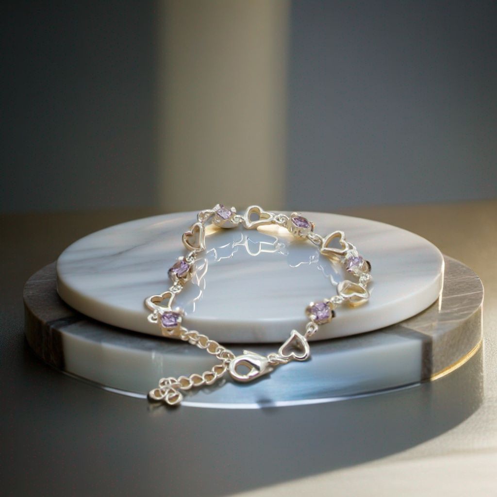 Purplle Heart Bracelet